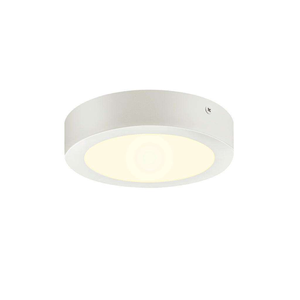 SENSER 18 CW, Luminária de parede saliente e luz saliente para teto LED para interior redondo branco 4000 K