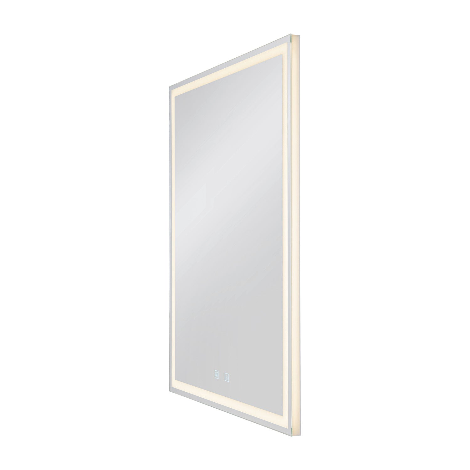 TRUKKO WL, Luminária saliente para a parede LED para interior, quadrado, desembaciante, alum.