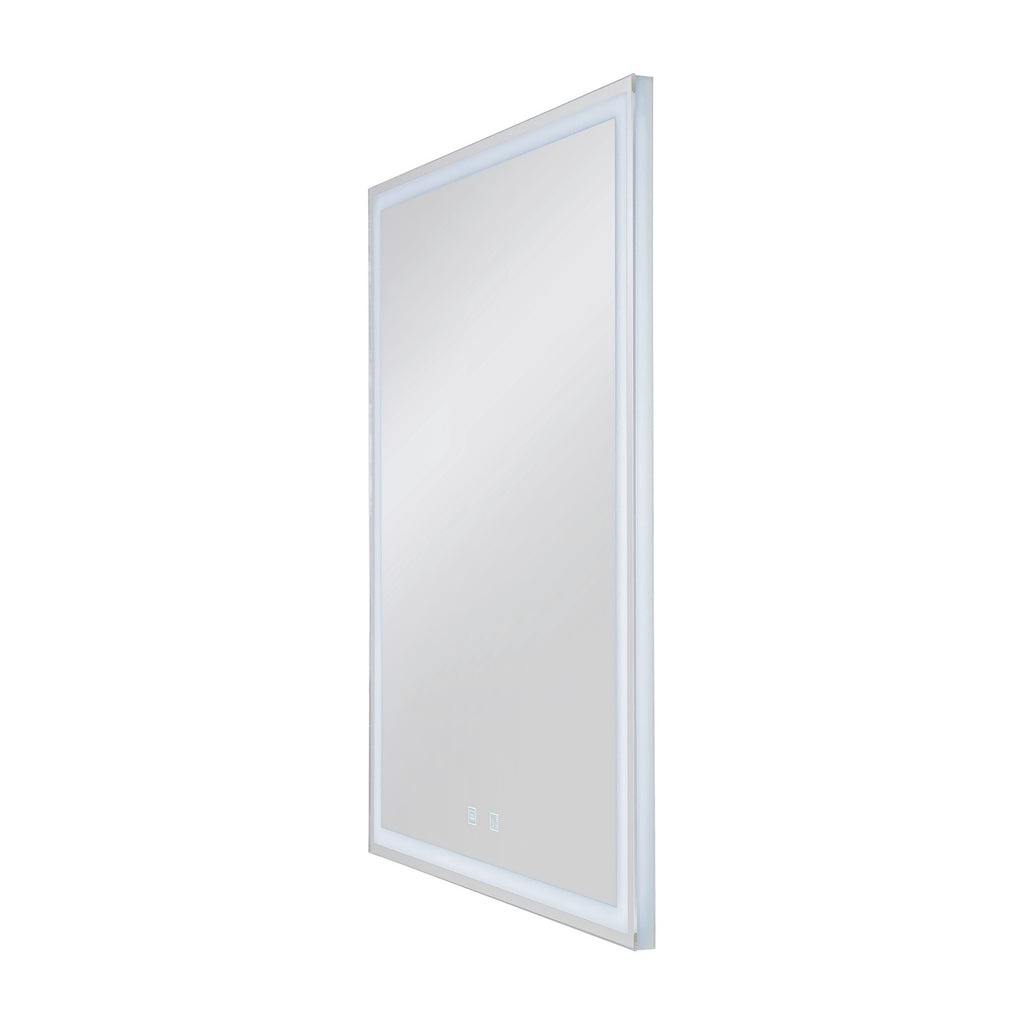 TRUKKO WL, Luminária saliente para a parede LED para interior, quadrado, desembaciante, alum.
