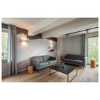 PLASTRA WL CURVED CURTAIN, Luminária de parede saliente interior QT-DE12 branco