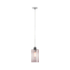 FENDA, suspensão de pêndulo, A60, cromado, sem abajur, sem roseta, cabo aberto, máx. 60 W