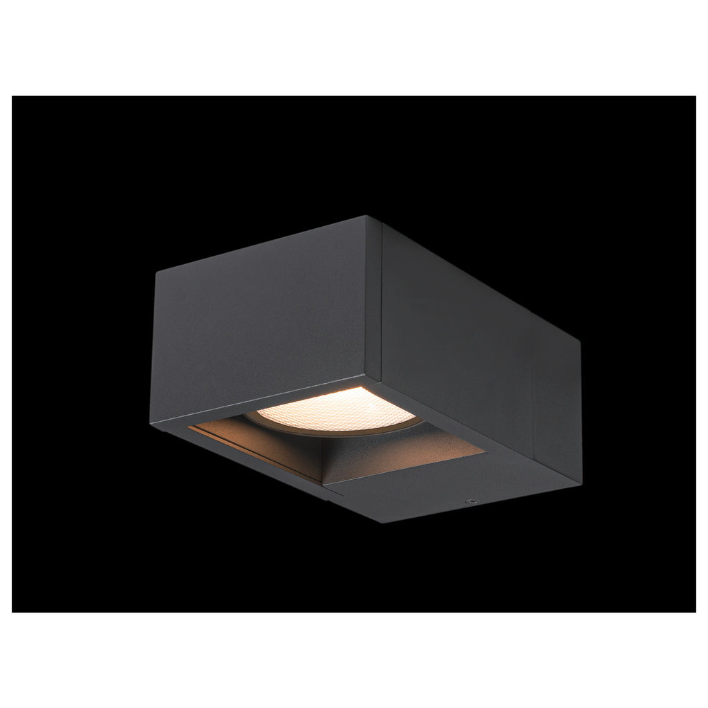 ESKINA FRAME WL, Luminária de parede saliente LED para exterior, antracite, interruptor CCT 3000/4000 K