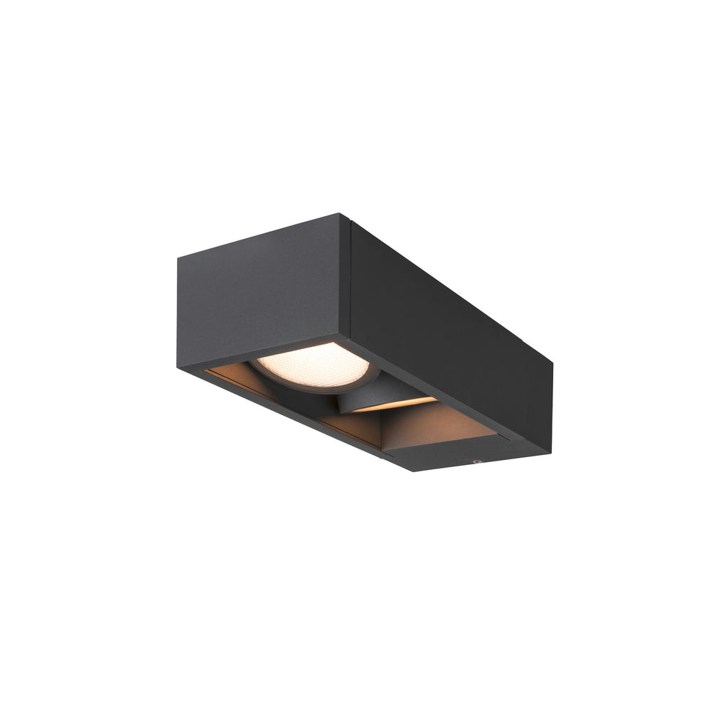 ESKINA FRAME WL, Luminária de parede saliente LED para exterior duplo, antracite, interruptor CCT 3000/4000 K