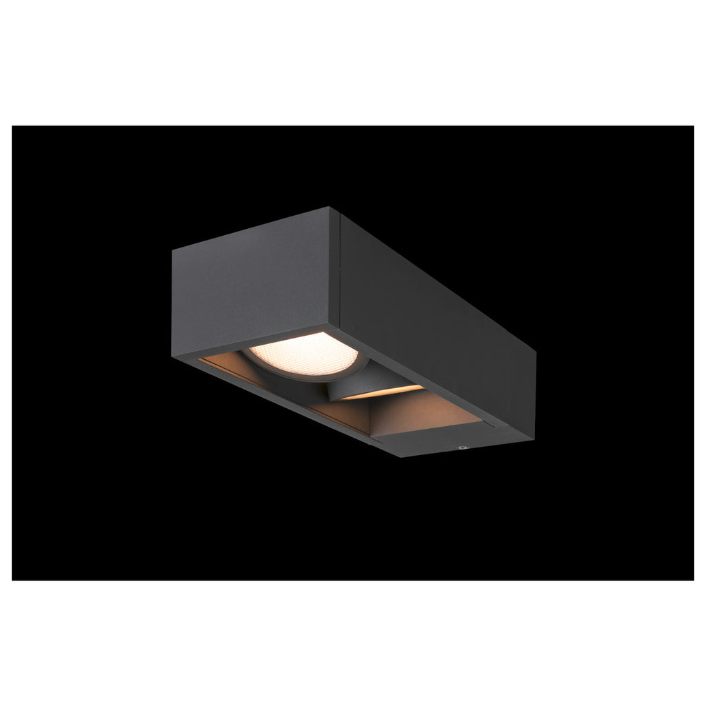 ESKINA FRAME WL, Luminária de parede saliente LED para exterior duplo, antracite, interruptor CCT 3000/4000 K