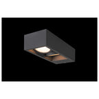 ESKINA FRAME WL, Luminária de parede saliente LED para exterior duplo, antracite, interruptor CCT 3000/4000 K