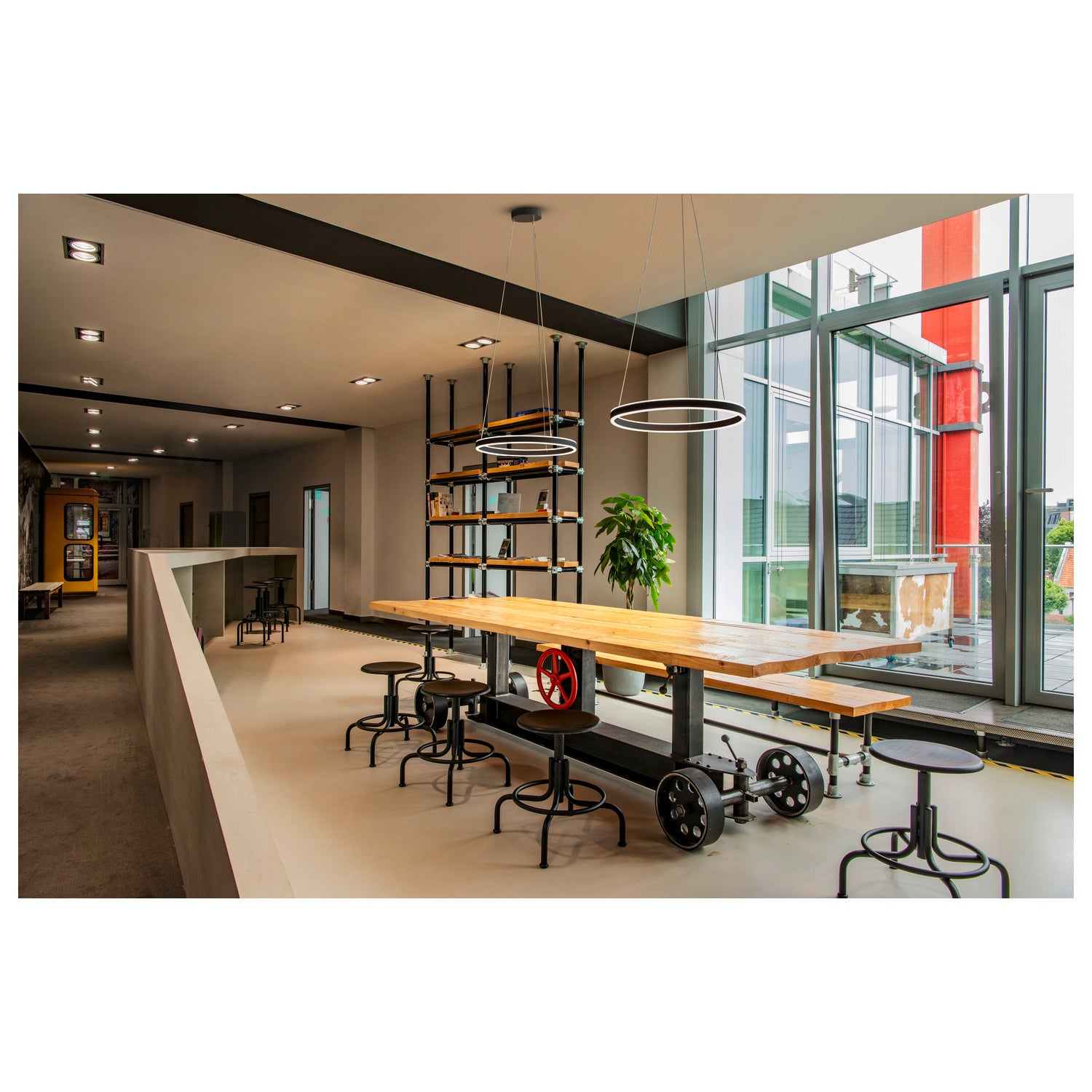 ONE 60 PD PHASE UP/DOWN, Luminária suspensa LED para interior, preto, interruptor CCT 2700/3000 K