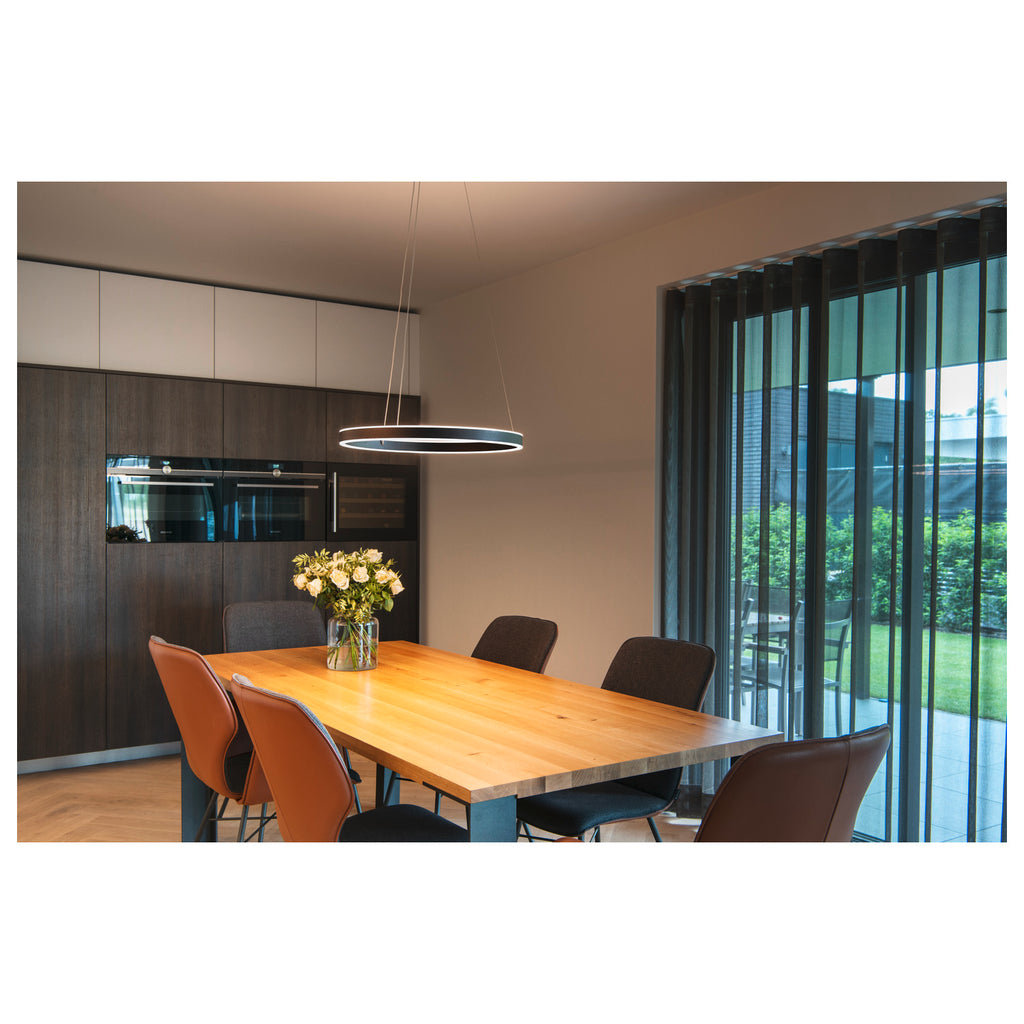 ONE 60 PD PHASE UP/DOWN, Luminária suspensa LED para interior, preto, interruptor CCT 2700/3000 K