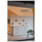 ONE 80 PD DALI UP/DOWN, Luminária suspensa LED para interior, preto, interruptor CCT 3000/4000 K