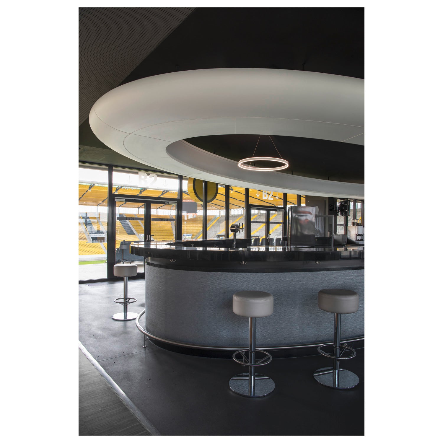 ONE 80 PD DALI UP/DOWN, Luminária suspensa LED para interior, branco, interruptor CCT 3000/4000 K