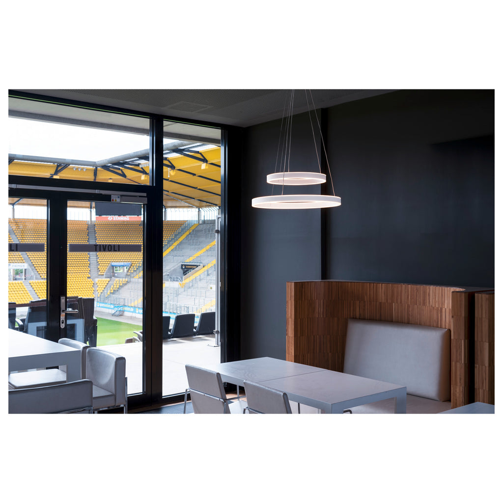 ONE DOUBLE PD PHASE UP/DOWN, Luminária suspensa LED para interior, branco, interruptor CCT 2700/3000 K