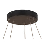 ONE DOUBLE PD DALI UP/DOWN, Luminária suspensa LED para interior, preto, interruptor CCT 3000/4000 K
