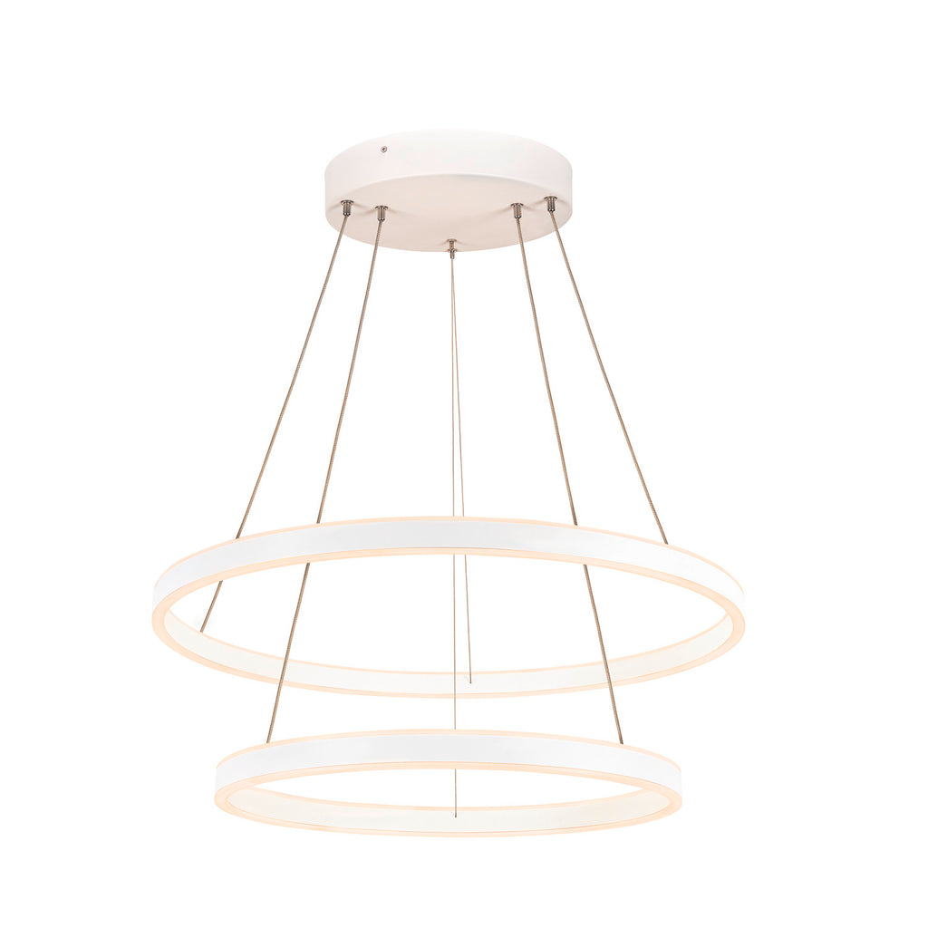 ONE DOUBLE PD DALI UP/DOWN, Luminária suspensa LED para interior, branco, interruptor CCT 3000/4000 K
