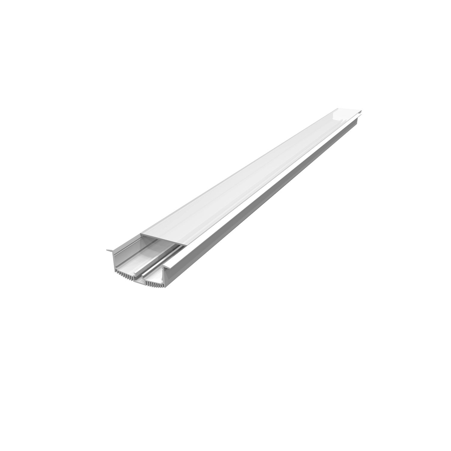 GRAZIA 60, Perfil para embutir 3 m branco