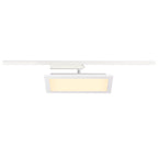 PANEL TRACK square 150x300 mm, Spot monofásico branco 18 W 3000 K