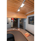 PANEL TRACK square 150x300 mm, Spot monofásico branco 18 W 3000 K