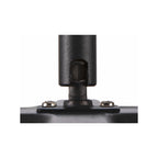 PANEL TRACK round 200 mm, Spot monofásico preto 18 W 3000 K