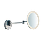 MAGANDA WL, Luminária saliente para a parede LED para interior, cromado, interruptor CCT de 2700/3000/4000 K