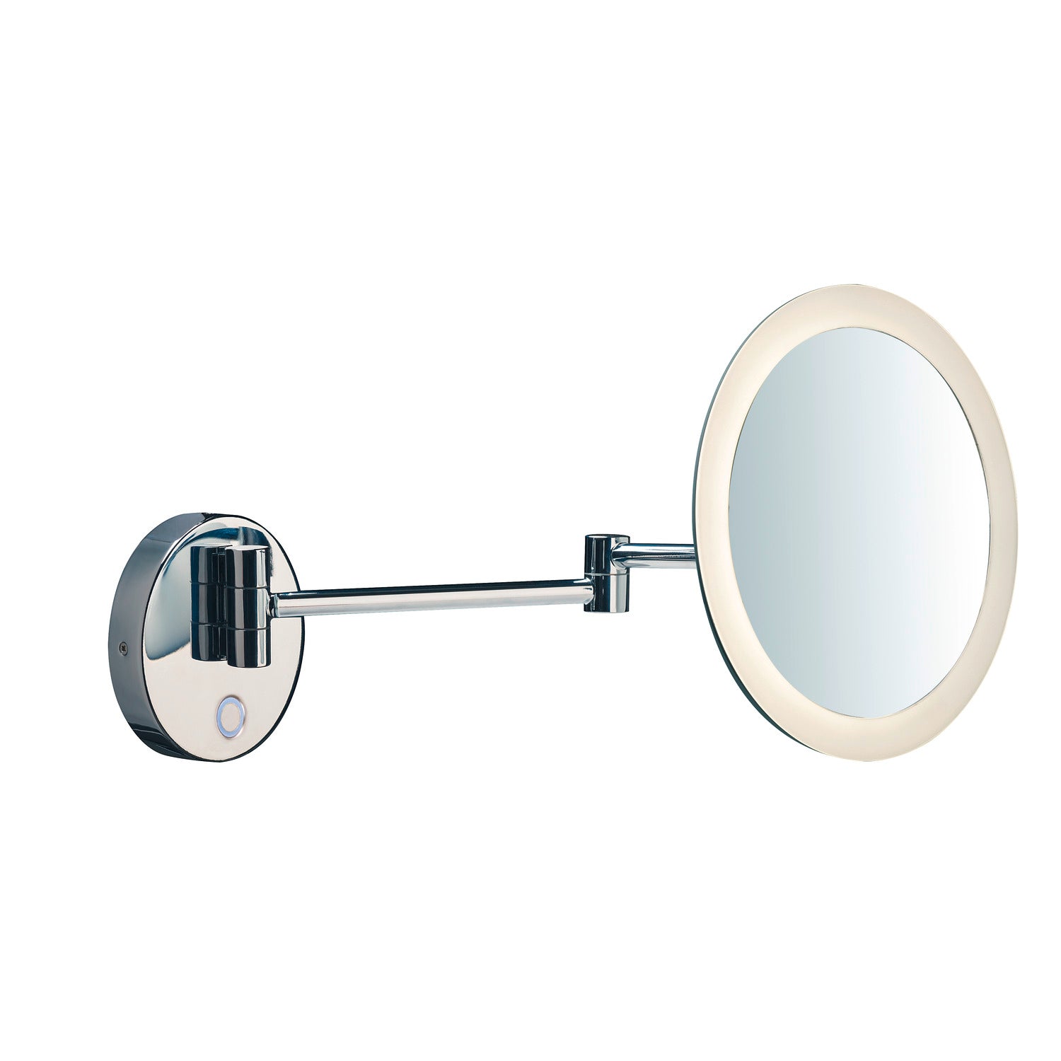 MAGANDA WL, Luminária saliente para a parede LED para interior, cromado, interruptor CCT de 2700/3000/4000 K