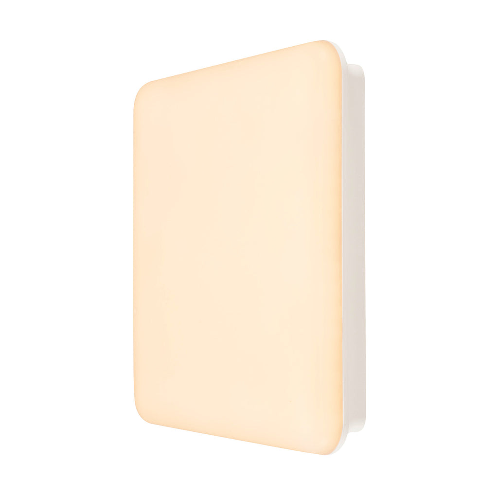 SIMA, Luminária de parede saliente e luz saliente para teto LED para interior branco 3000 K quadrado regulável