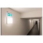 SIMA SENSOR, Luminária de parede saliente e luz saliente para teto LED para interior branco 3000 K quadrado