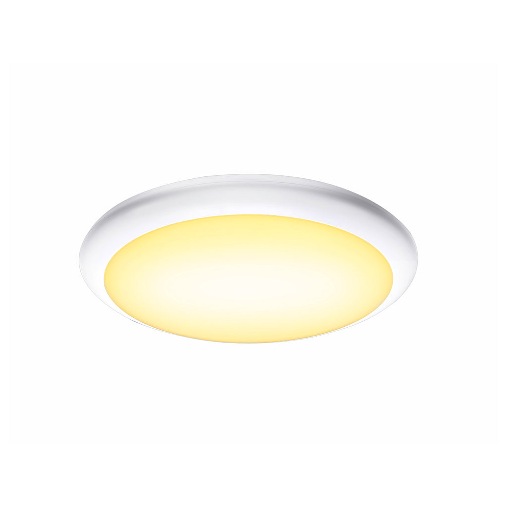 RUBA 27 CW, Luminária de parede saliente e luz saliente para teto LED para exterior, interruptor CCT, 3000/4000 K