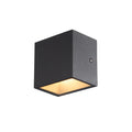 SITRA S WL SINGLE, Luminária saliente de parede para o exterior LED, antracite, interruptor CCT de 3000/4000 K
