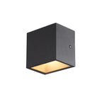 SITRA S WL SINGLE, Luminária saliente de parede para o exterior LED, antracite, interruptor CCT de 3000/4000 K