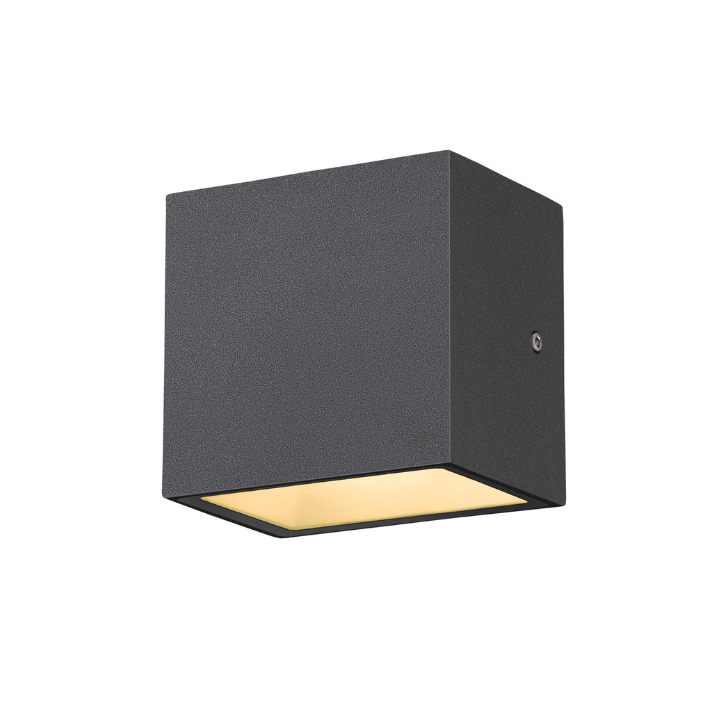 SITRA S WL SINGLE, Luminária saliente de parede para o exterior LED, antracite, interruptor CCT de 3000/4000 K
