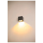 SITRA S WL SINGLE, Luminária saliente de parede para o exterior LED, antracite, interruptor CCT de 3000/4000 K