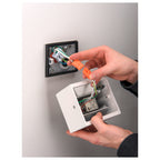 SITRA S WL SINGLE, Luminária saliente de parede para o exterior LED, branco, interruptor CCT de 3000/4000 K