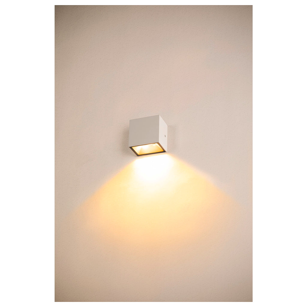 SITRA S WL SINGLE, Luminária saliente de parede para o exterior LED, branco, interruptor CCT de 3000/4000 K