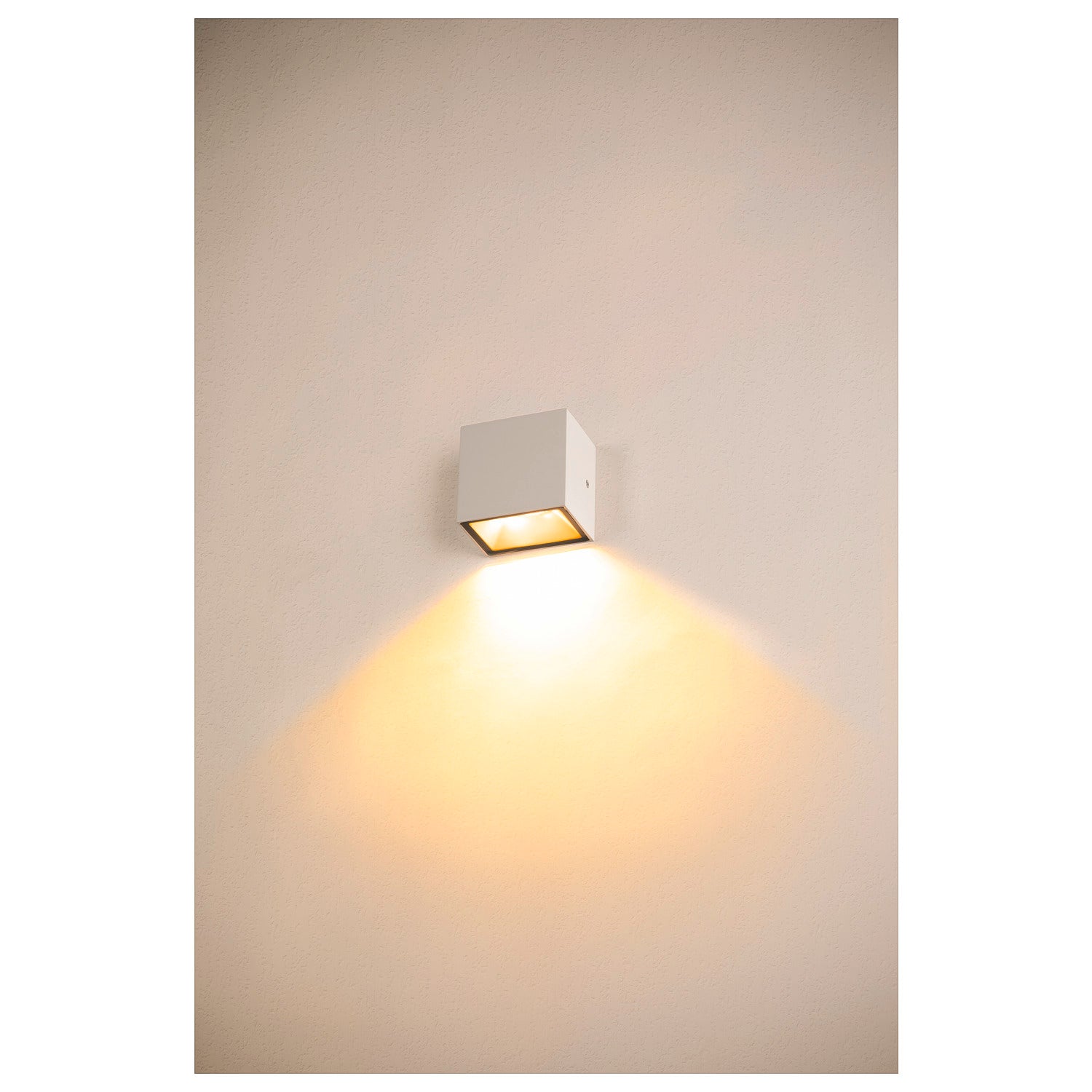 SITRA S WL SINGLE, Luminária saliente de parede para o exterior LED, branco, interruptor CCT de 3000/4000 K