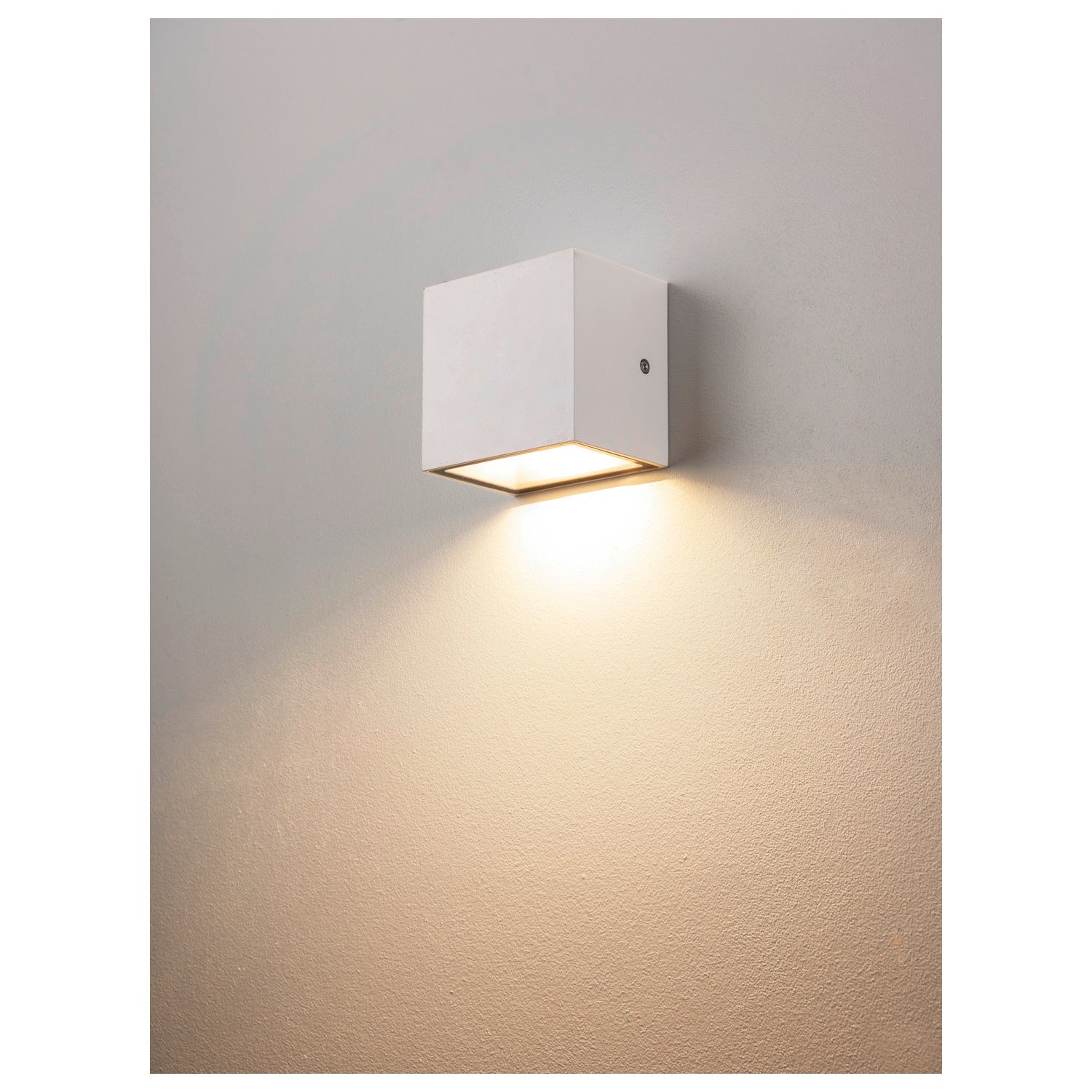 SITRA S WL SINGLE, Luminária saliente de parede para o exterior LED, branco, interruptor CCT de 3000/4000 K