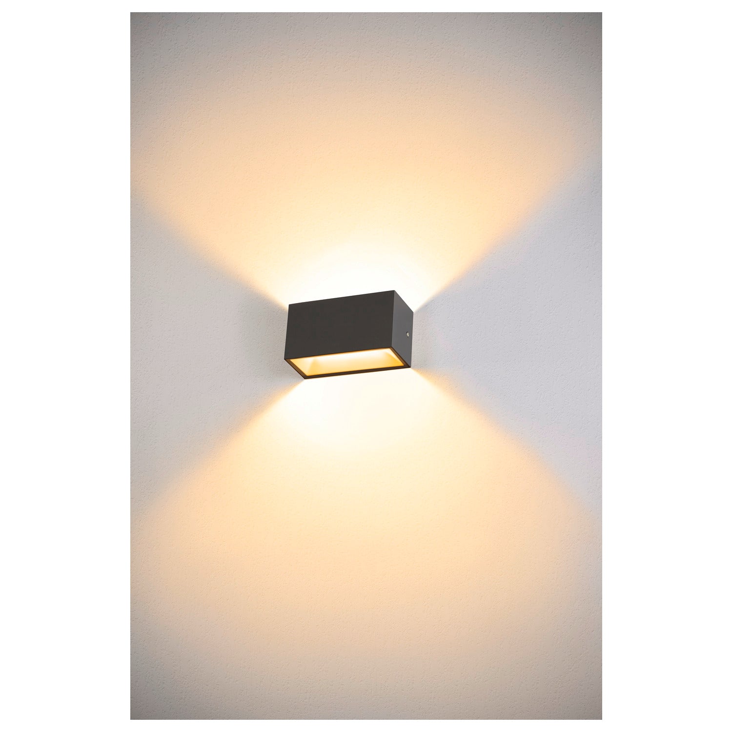 SITRA M WL UP/DOWN, Luminária saliente de parede para o exterior LED, antracite, interruptor CCT 3000/4000 K