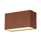 SITRA M WL UP/DOWN, Luminária saliente de parede para o exterior LED, de cor oxidada, interruptor CCT de 3000/4000 K