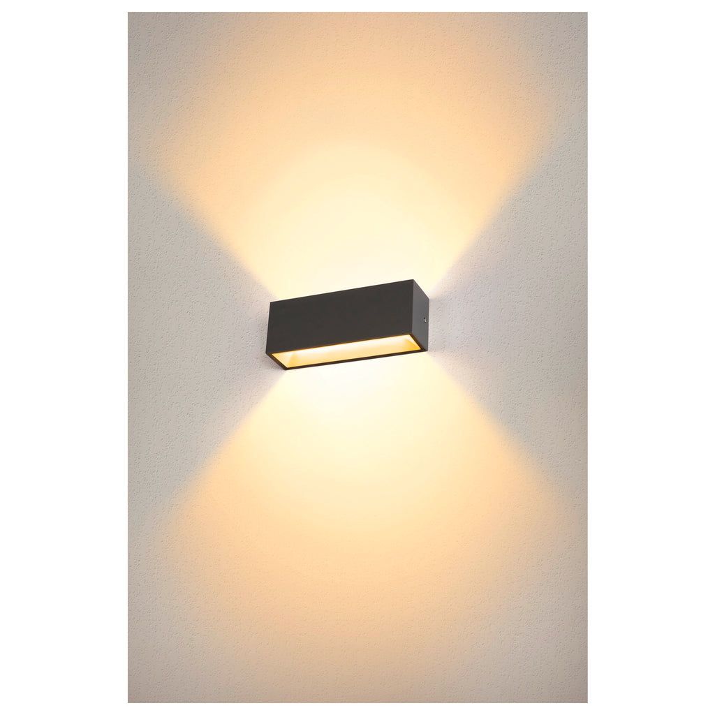 SITRA L WL UP/DOWN, Luminária saliente de parede para o exterior LED, antracite, interruptor CCT 3000/4000 K