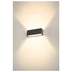 SITRA L WL UP/DOWN, Luminária saliente de parede para o exterior LED, antracite, interruptor CCT 3000/4000 K