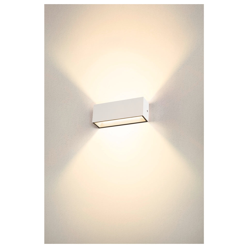 SITRA L WL UP/DOWN, Luminária saliente de parede para o exterior LED, branco, interruptor CCT de 3000/4000 K