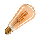 LEUCHTMITTEL - ST64 E27, fonte de luz LED dourado 7,5 W 2500 K CRI 90 320°