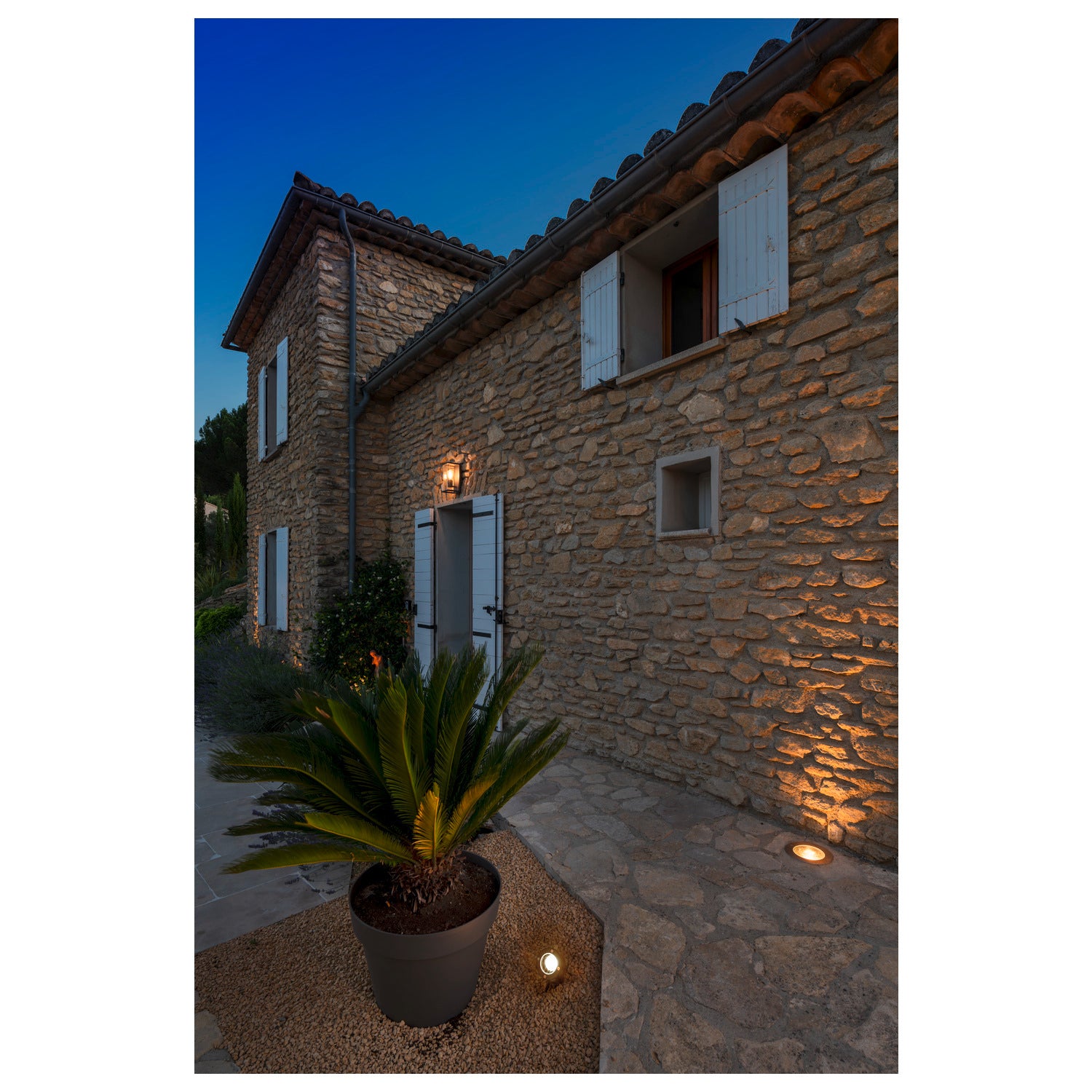 ROCCI 200 EL redondo, luminária para encastrar no pavimento, aço inoxidável 316, 16 W 3000 K 120°