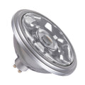 LEUCHTMITTEL - QPAR111 GU10 fonte de luz LED prateado, 12,5 W, 2700 K, CRI 90, 10°