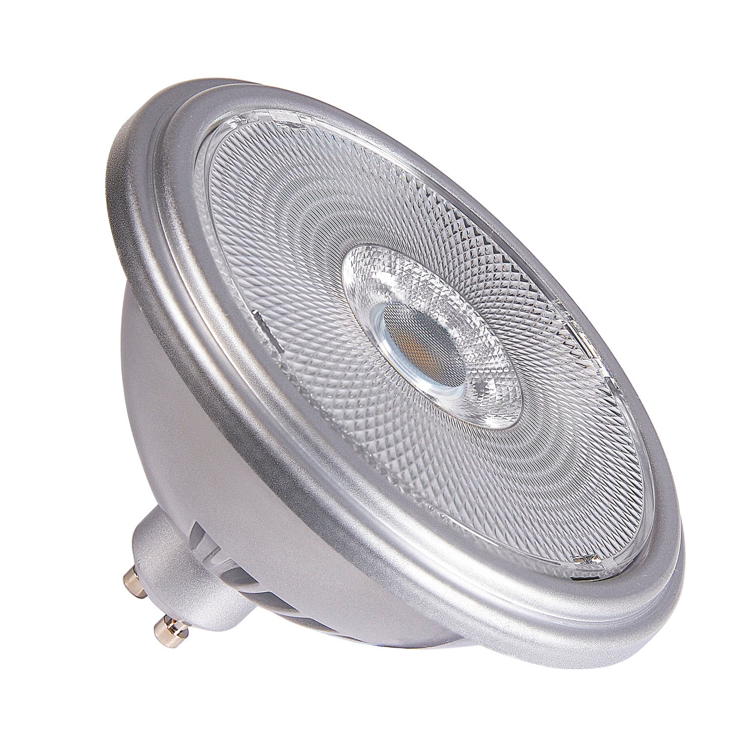 LEUCHTMITTEL - QPAR111 GU10, fonte de luz LED prateado 12,5 W 3000 K CRI 90 30°