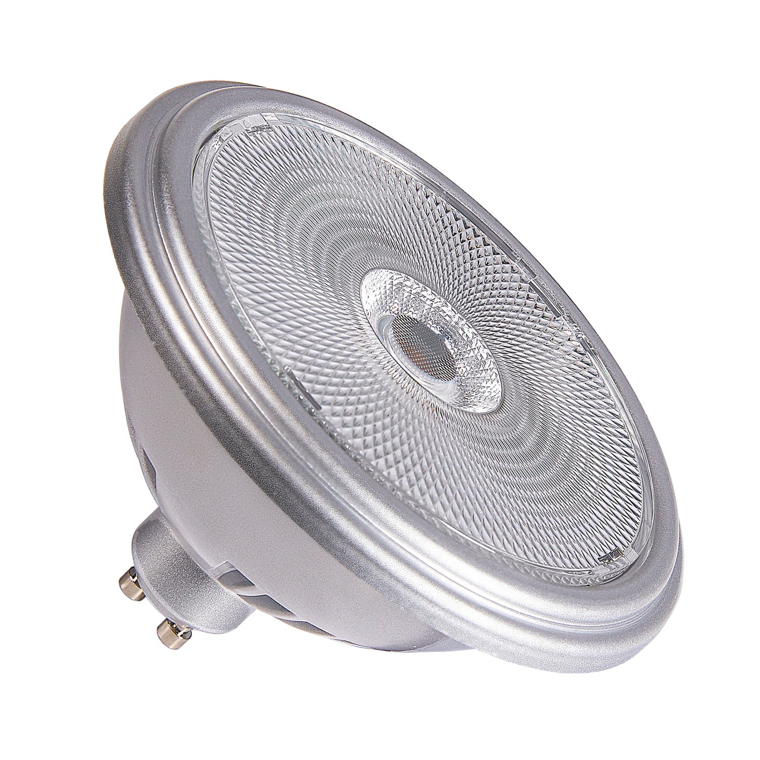 LEUCHTMITTEL - QPAR111 GU10, fonte de luz LED prateado 12,5 W 3000 K CRI 90 60°