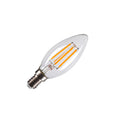 LEUCHTMITTEL - C35 E14, fonte de luz LED transparente 4,2 W 2700 K CRI 90 320°
