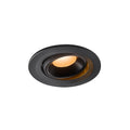 NUMINOS® MOVE S, luminária para encastrar no teto, preta 2700 K 20°