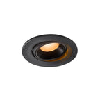 NUMINOS® MOVE S, luminária para encastrar no teto, preta 2700 K 20°