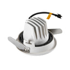 NUMINOS® MOVE S, luminária para encastrar no teto, branca/preta 2700 K 20°