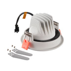 NUMINOS® MOVE S, luminária para encastrar no teto, branca/cromada 2700 K 55°