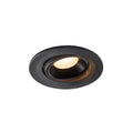 NUMINOS® MOVE S, luminária para encastrar no teto, preta 3000 K 20°