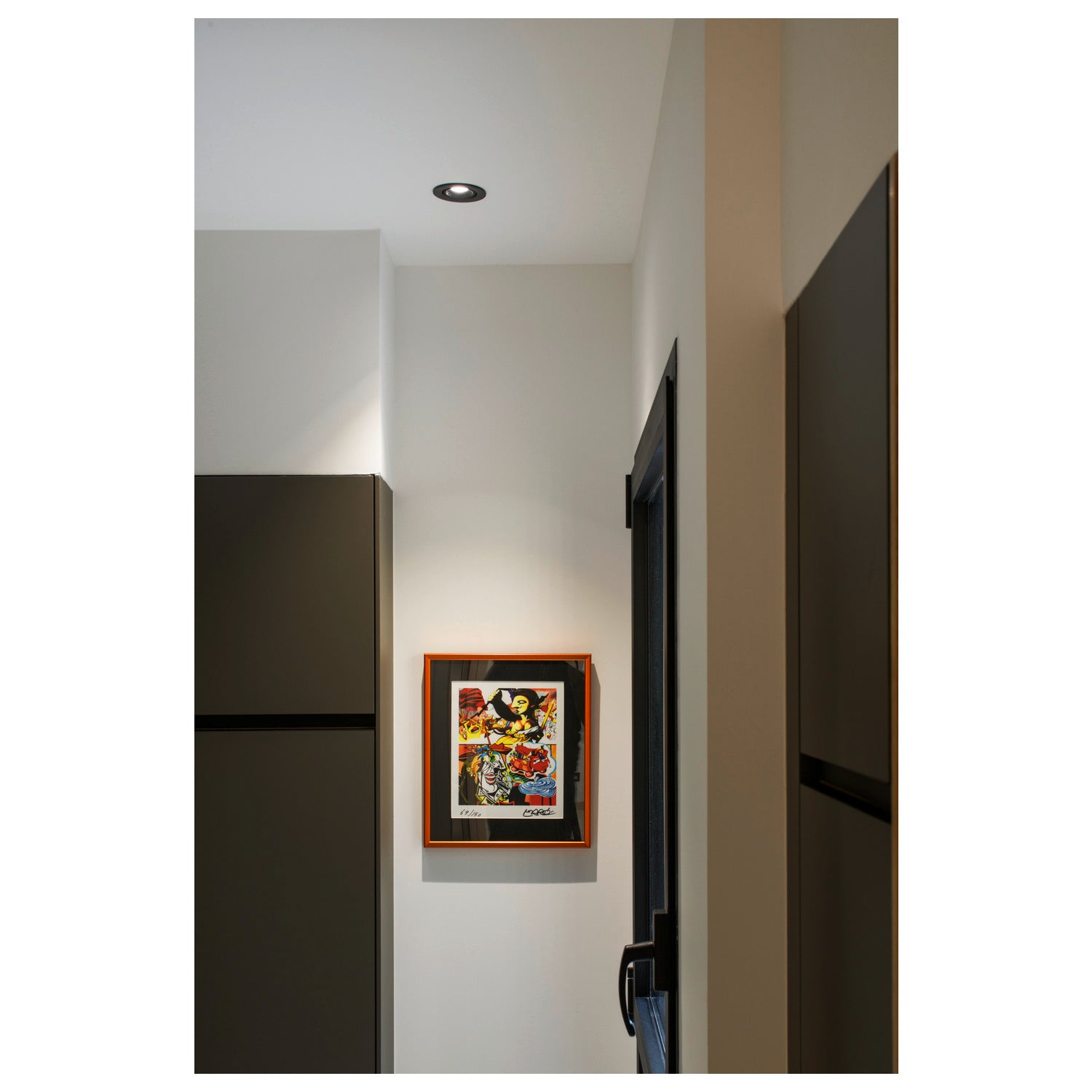 NUMINOS® MOVE S, luminária para encastrar no teto, preta 4000 K 40°